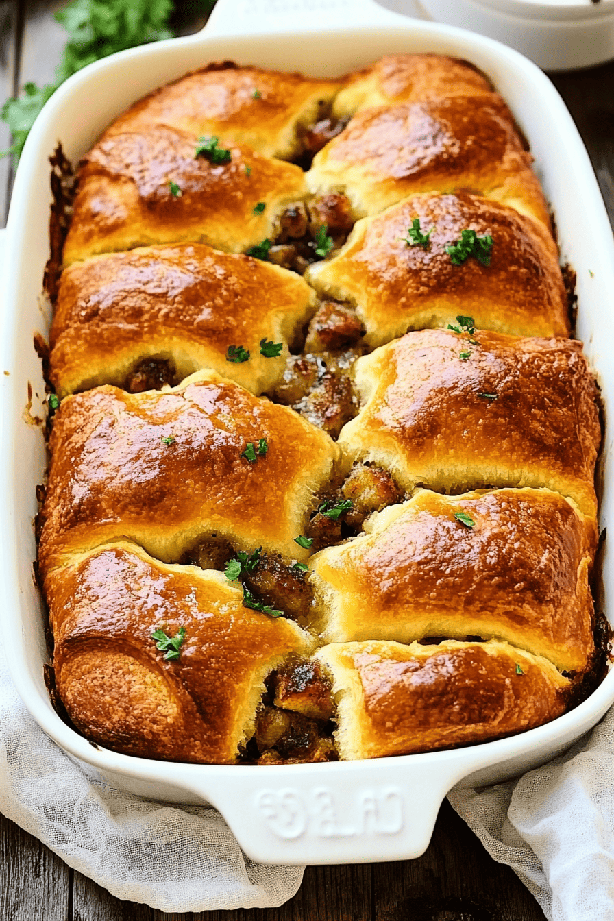 crescent roll breakfast