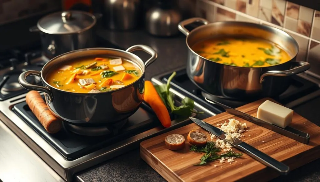 Creamy Italian Sausage Soup Preparation Creamy Italian Sausage Soup Preparation