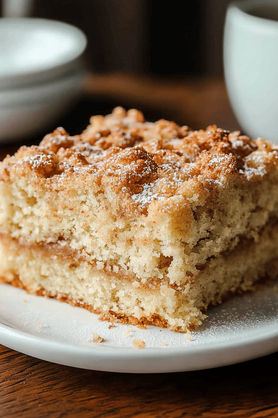 sourdough coffee cake