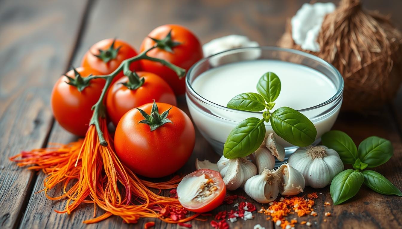 tomato saffron bisque ingredients
