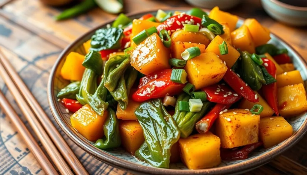 Kabocha Stir Fry Asian Dish Kabocha Stir Fry Asian Dish