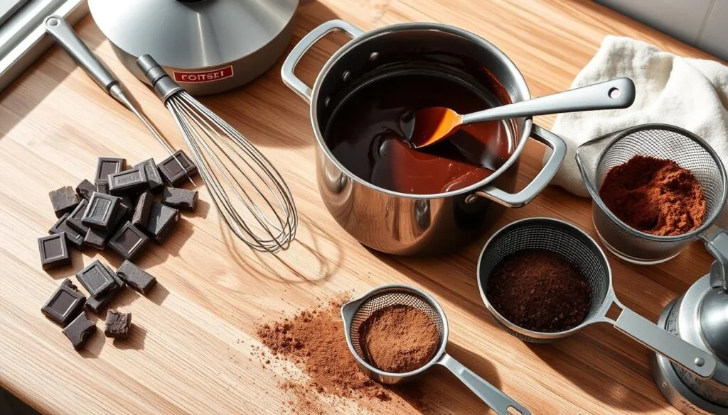 Kitchen Tools for Chocolate Sauce Kitchen Tools for Chocolate Sauce