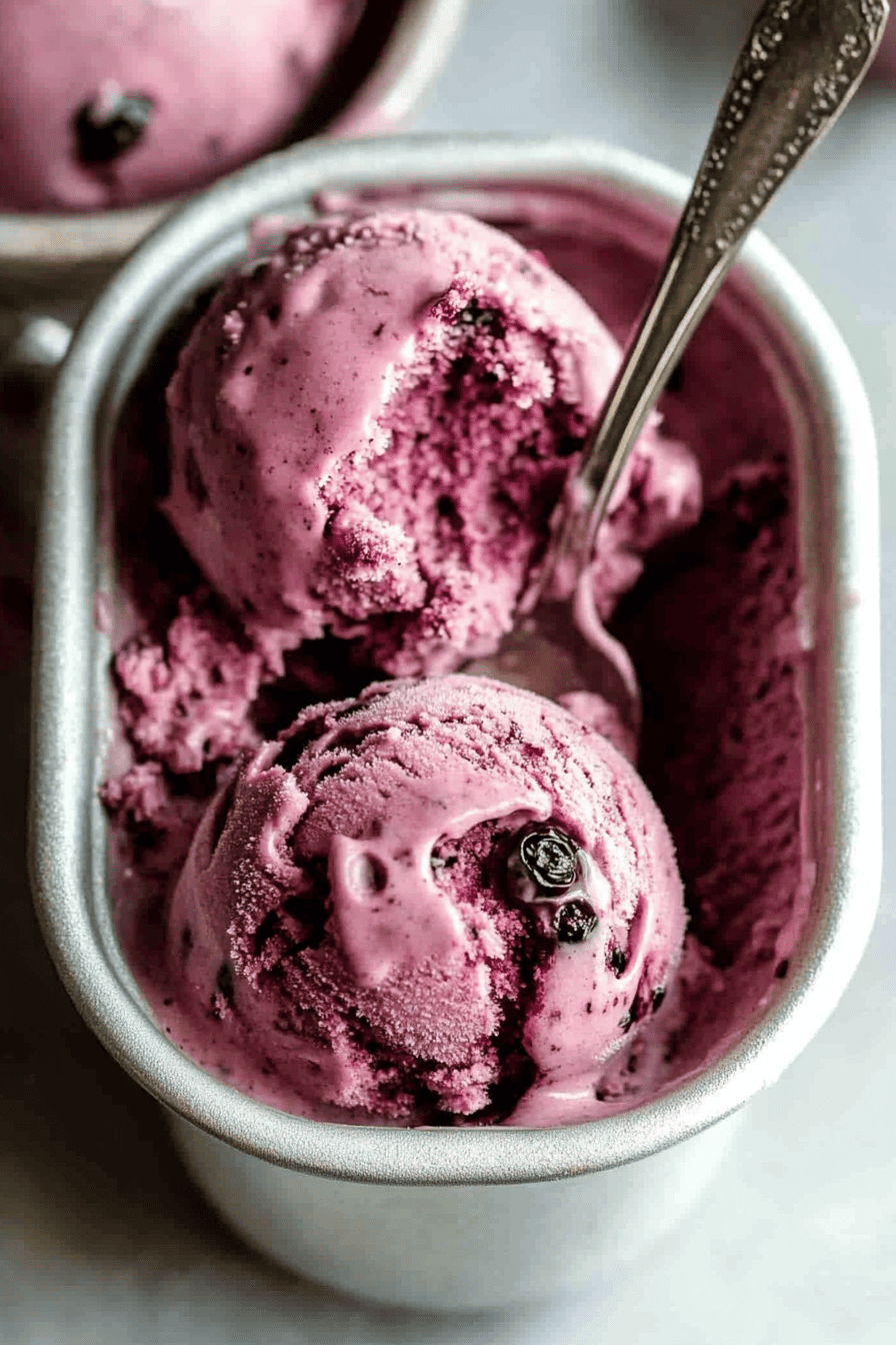Huckleberry Ice Cream