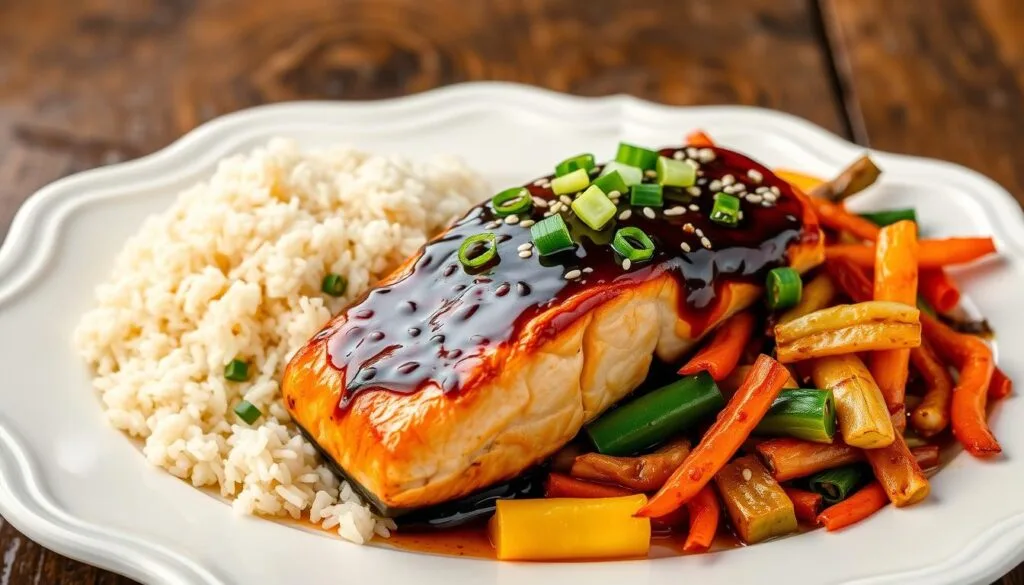 Teriyaki Norwegian Salmon Dish Teriyaki Norwegian Salmon Dish