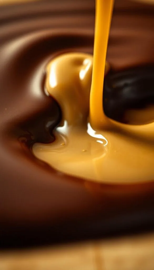 chocolate and butter melting