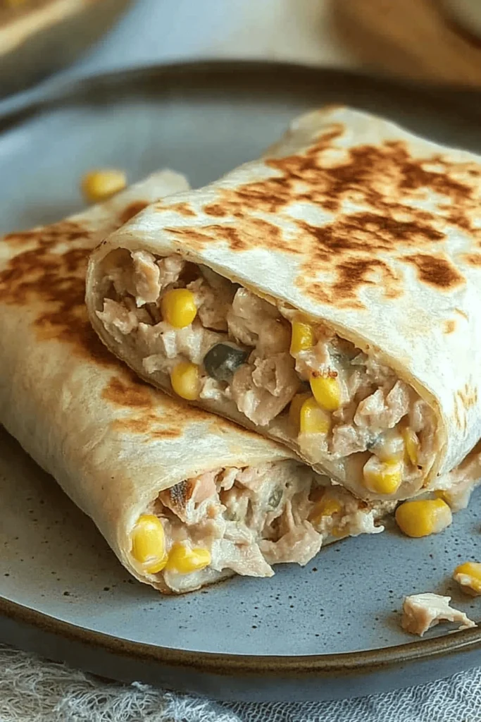 tuna melt wrap