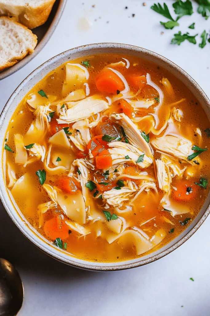 Spicy Chicken Noodle Soup