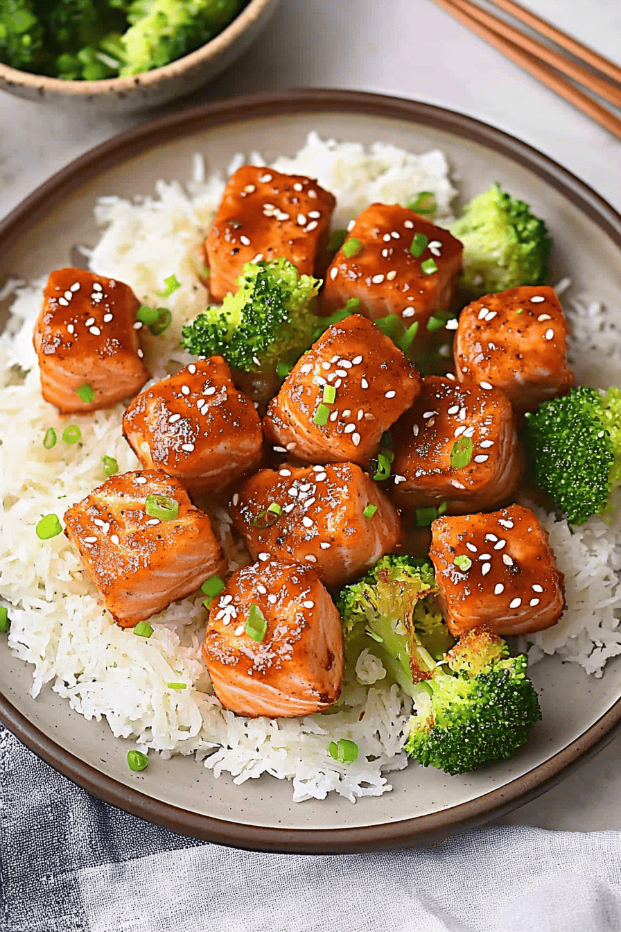 crispy salmon bites