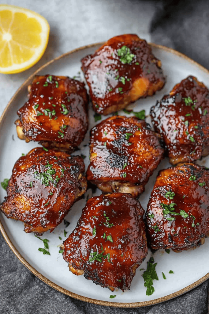 Bone in chicken thighs pellet grill