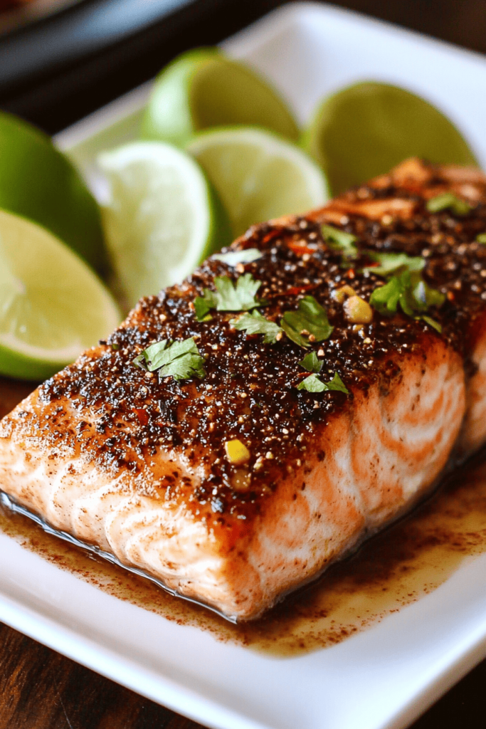 Mexican salmon Baked