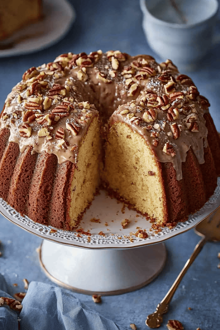 butter pecan pound cake