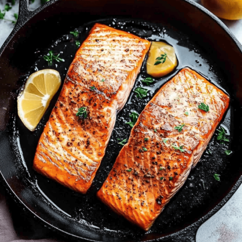cast iron salmon recipe