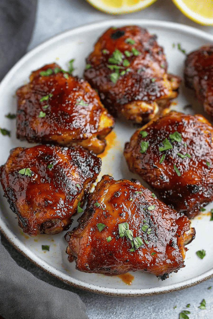 chicken thighs pellet grill