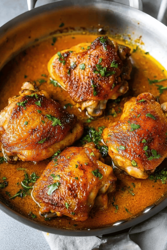 how long to pan fry chicken thighs