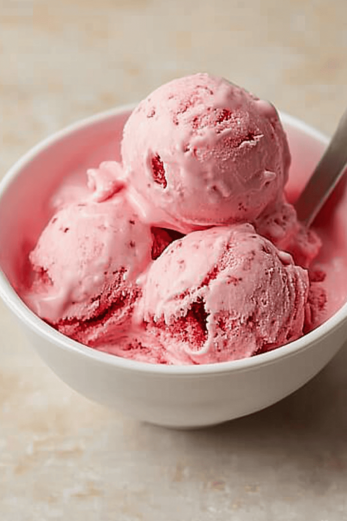 strawberries and cream ice cream recipe