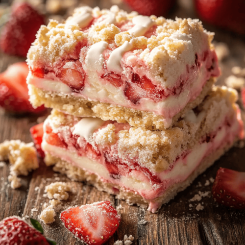 strawberry ice cream bars