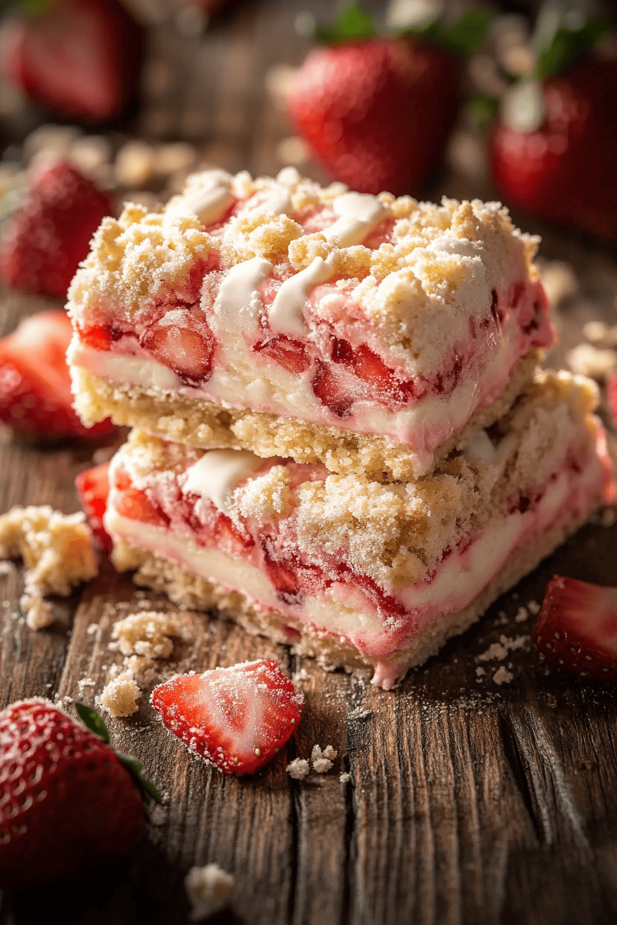 strawberry ice cream bars