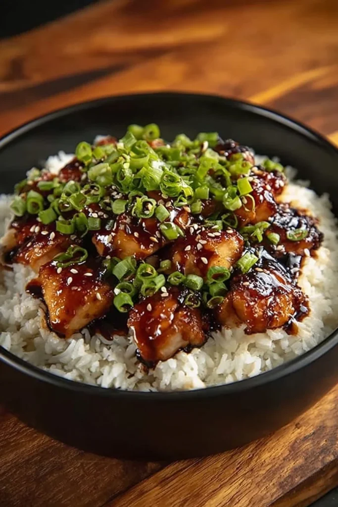 Honey BBQ Chicken Rice
