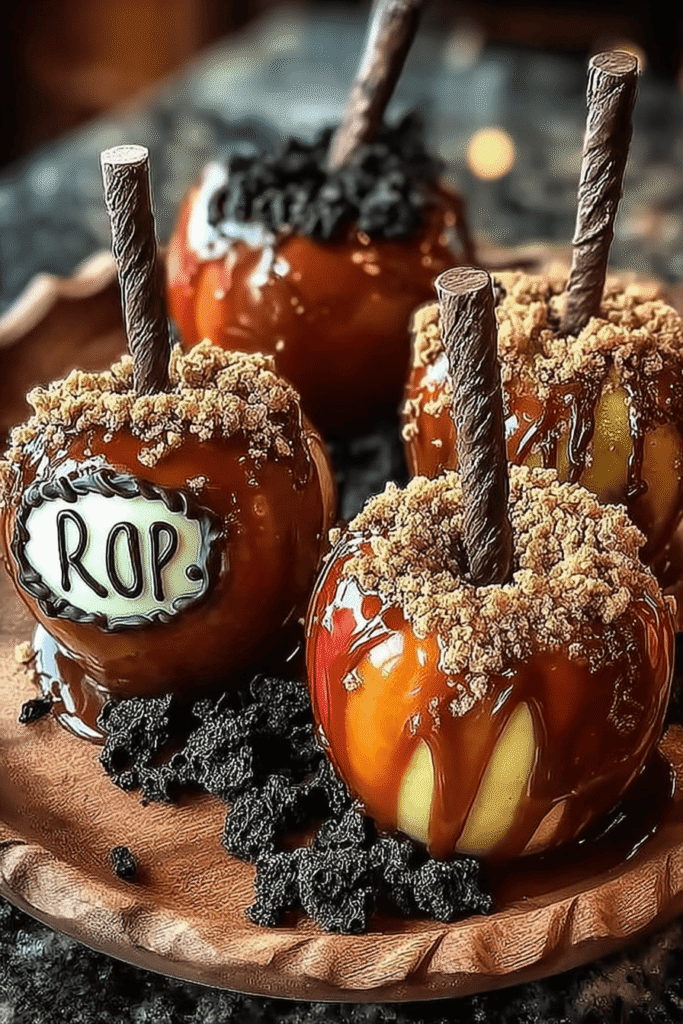 Tombstone caramel apples recipe