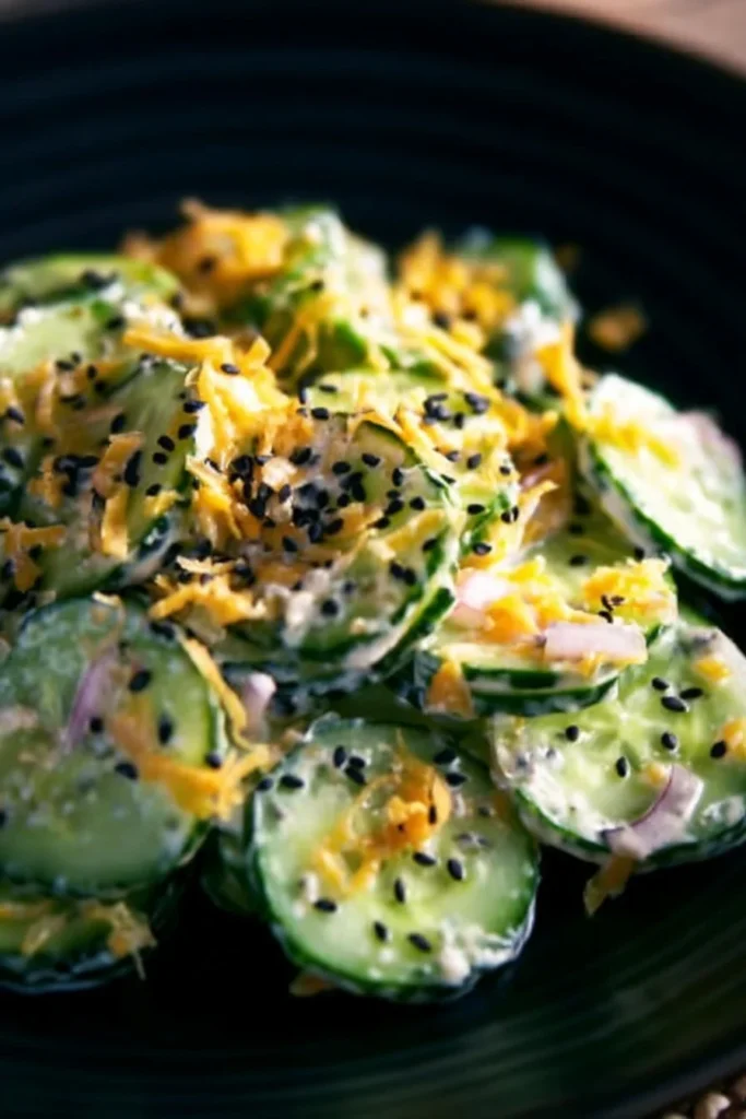 Jalapeno Popper Cucumber Salad