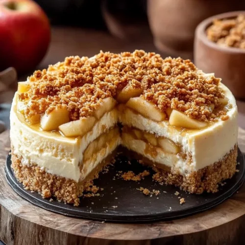 Apple Crumble Cheesecake Recipe