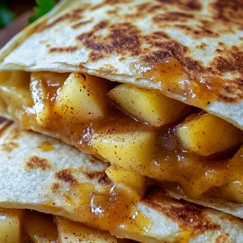 Apple Cinnamon Breakfast Quesadillas