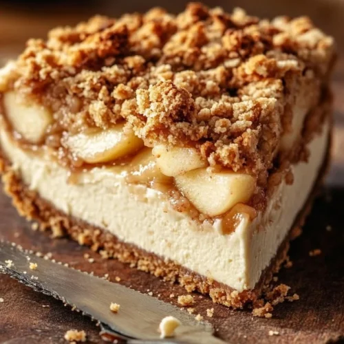 apple crumble cheesecake