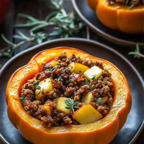 Apple Stuffed Acorn Squash
