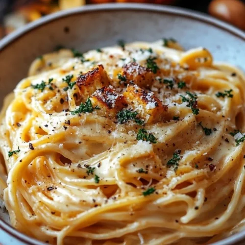 Harvest Creamy Pumpkin Alfredo Pasta