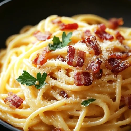 Bacon Carbonara Pasta recipe