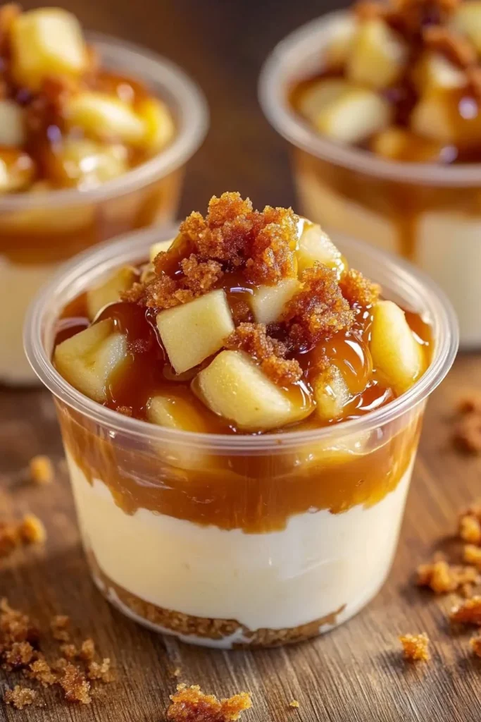 Caramel Apple Dessert Cups