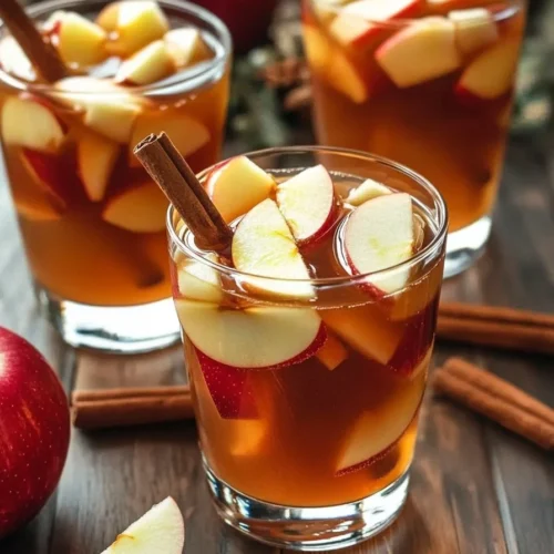 Caramel Apple Pie Punch Mocktail
