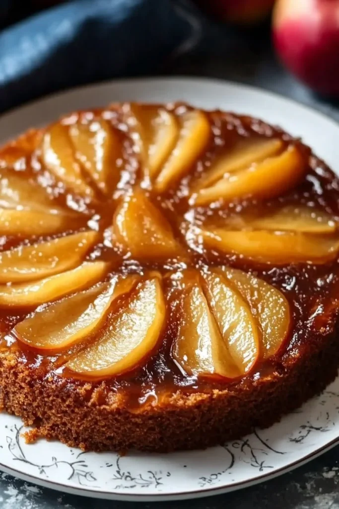 Caramel Apple Upside Down Cake