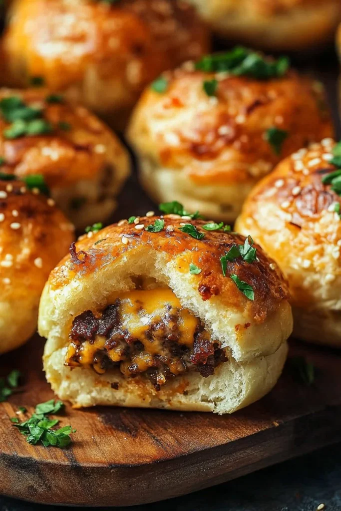 Cheeseburger Bombs