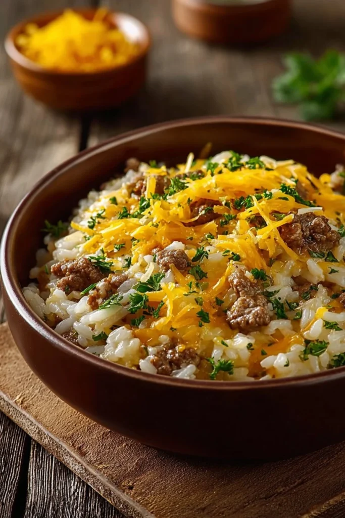 hamburger rice casserole
