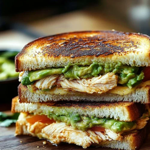 Chicken Avocado Melt Sandwich