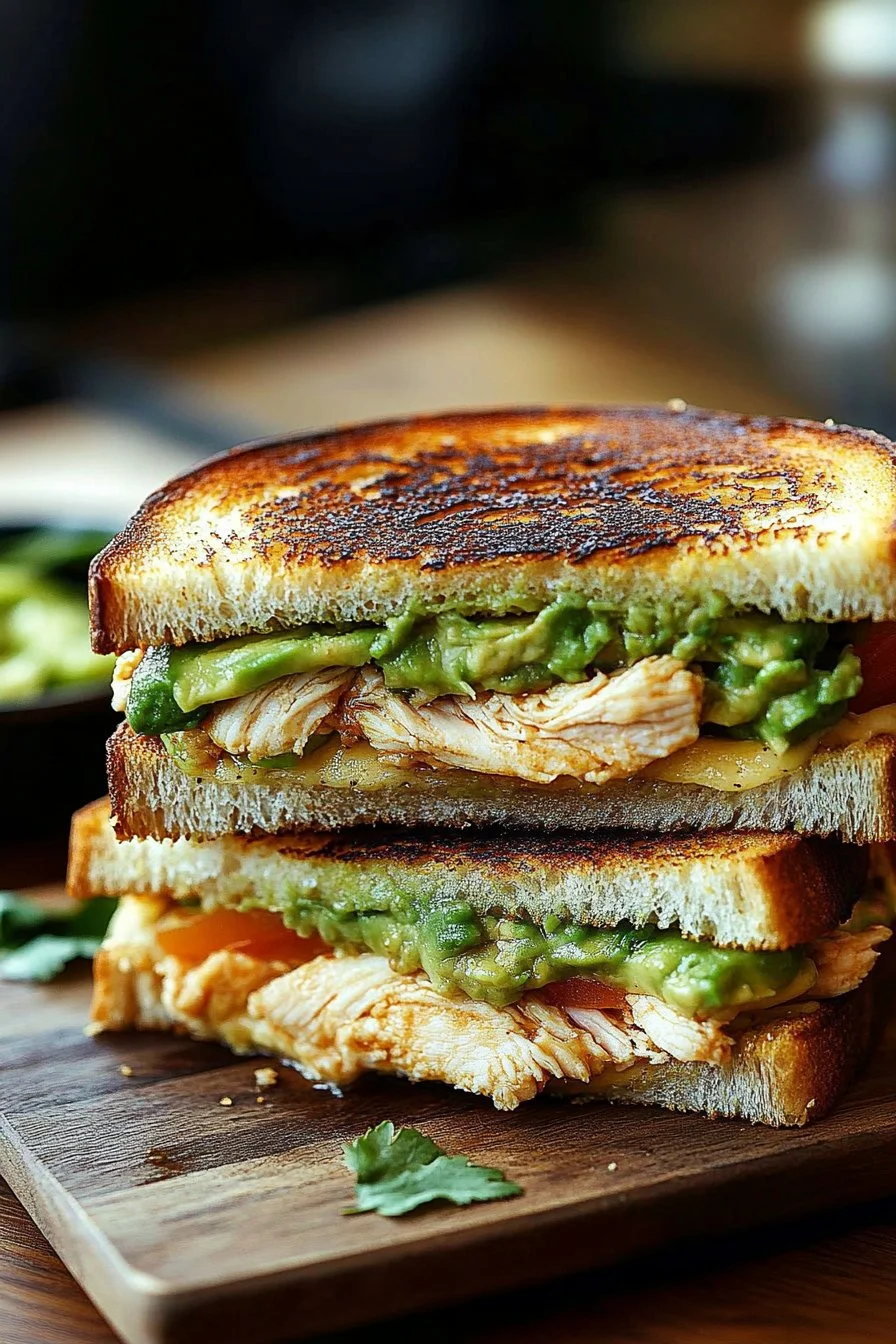 Chicken Avocado Melt Sandwich