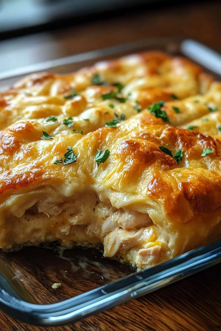 Chicken Crescent Roll Casserole