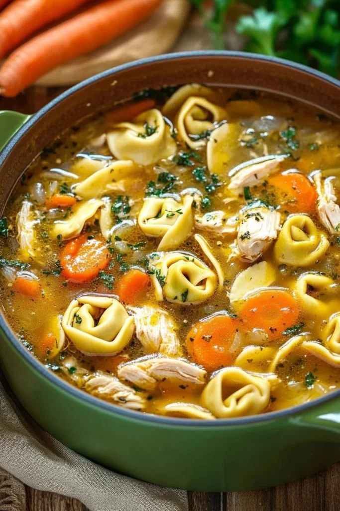 Chicken Tortellini Soup