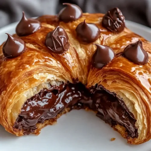 Chocolate Croissant Breakfast Bake