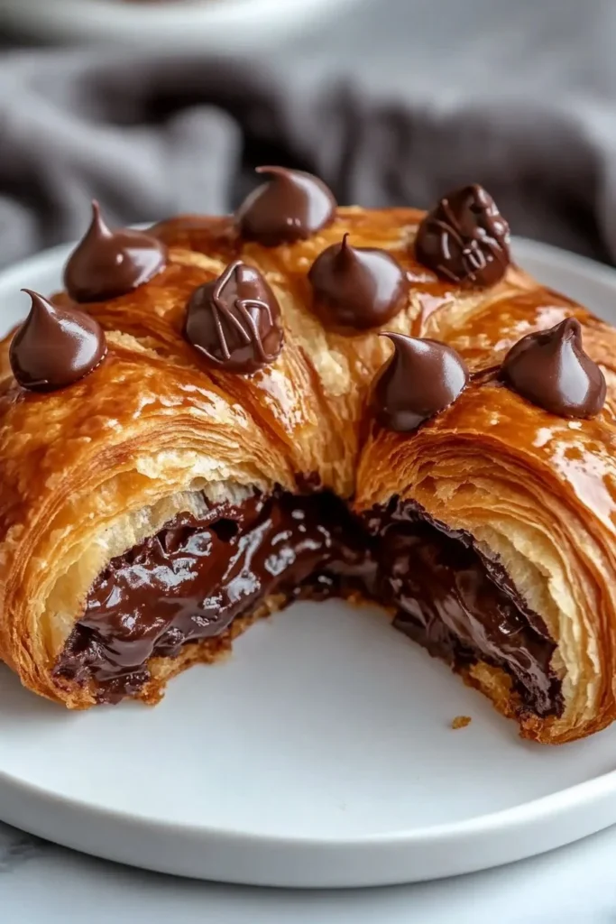 Chocolate Croissant Breakfast Bake