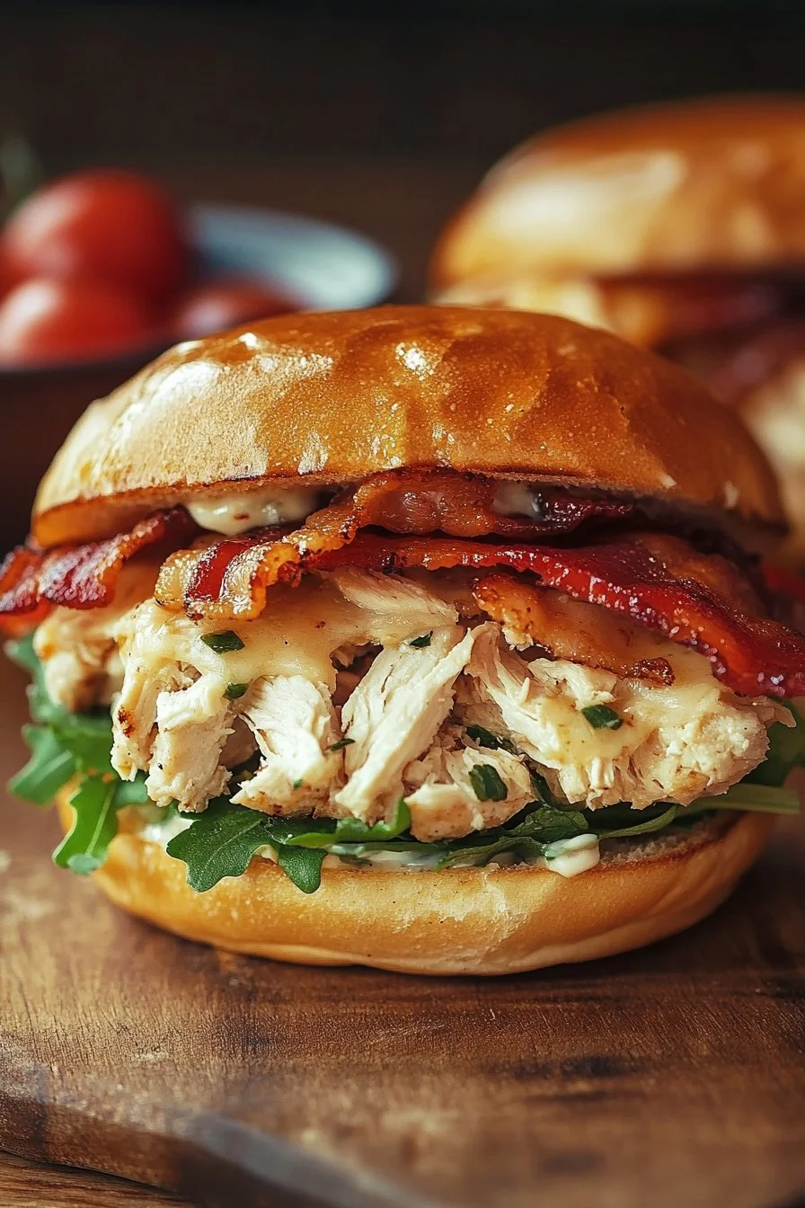 chicken bacon ranch sandwich