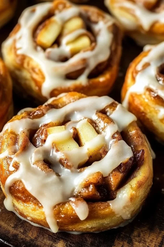 cinnamon roll apple pie