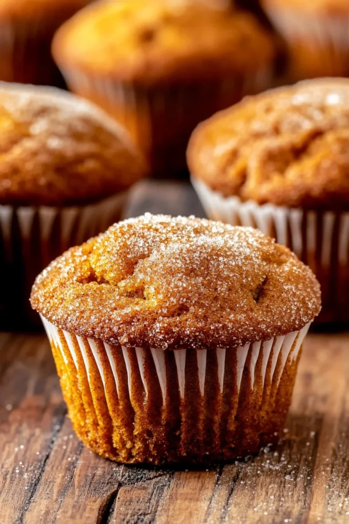 Cinnamon Sugar Pumpkin Muffins
