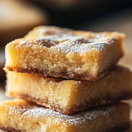 cinnamon sugar blondies