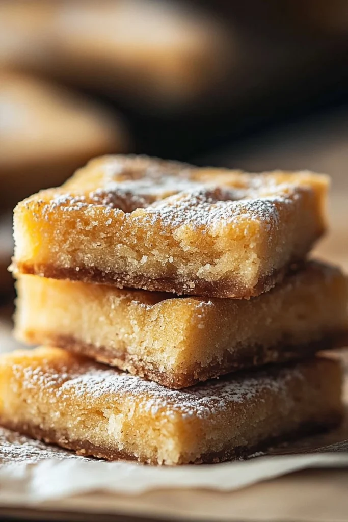 cinnamon sugar blondies