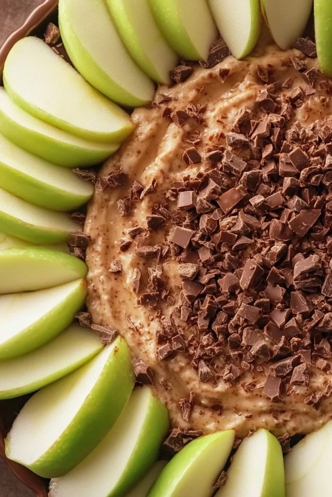 Cheese Toffee Apple Dip