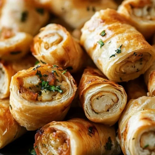 Cream cheese tortilla bites served on a platter
