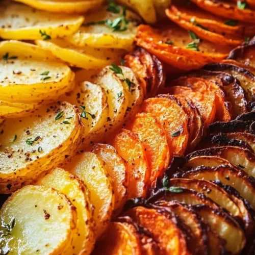 Cheesy Root Vegetable Gratin