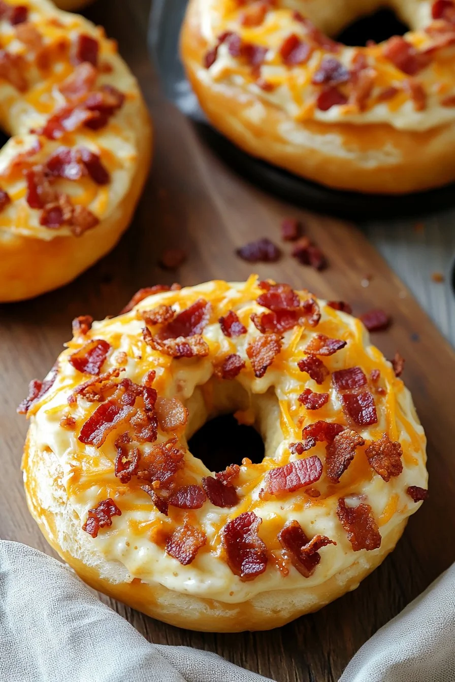 bacon cheddar bagels